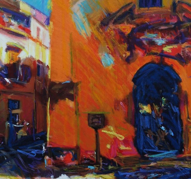 Original Expressionism Architecture Painting by paul edmondson