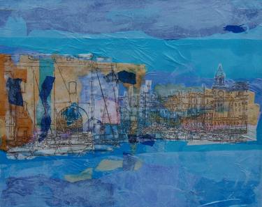 Original Abstract Architecture Collage by paul edmondson