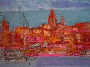 Print of Abstract Places Collage by paul edmondson