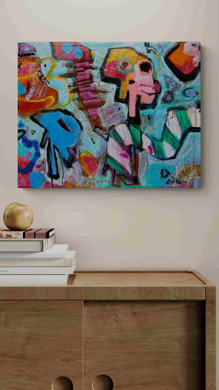 Original Contemporary Abstract Painting by Allen Wittert