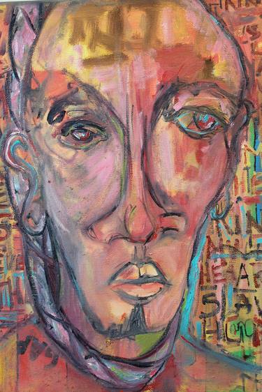 Original Abstract Expressionism Portrait Paintings by Jamil Kalim