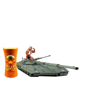 Cyclops Tiki Mug and Tank with Female Body Builder. thumb
