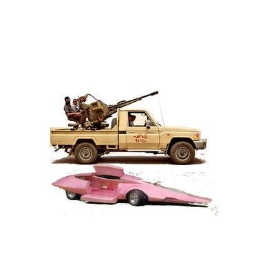 Improvised Fighting Vehicle (Technical) + Pink Panther Car. thumb