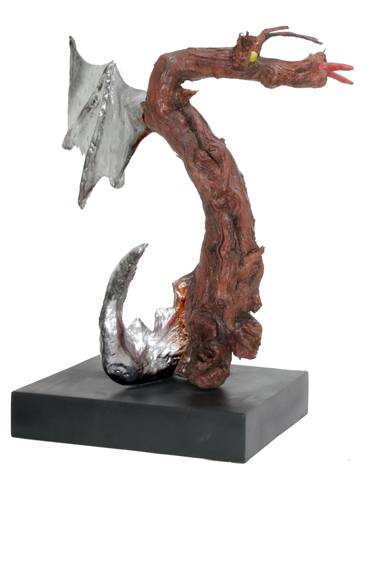 Original Figurative Fantasy Sculpture by Beth Erez