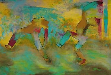 Original Abstract Performing Arts Paintings by Beth Erez