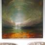 My interest is in the solitude and isolation of extreme scenery, and my attempt to capture the mysterious mercurial nature of the light on the land and sea.  The absence of human existence is deliberate, to impart a timeless quality of past millennia when our impact on the planet was more benign.

Deep 4 cm gallery stretched canvas, clean painted edges. Ready to hang, no frame required. Signed on the back.