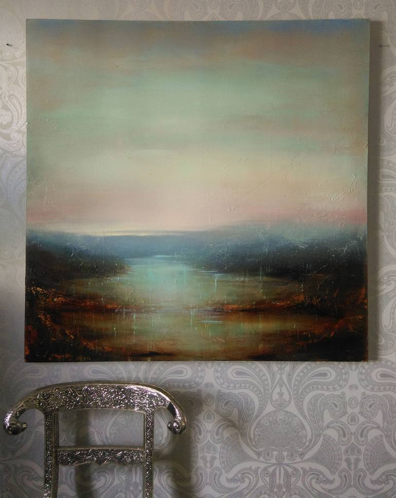 Original Figurative Landscape Painting by Louise Fairchild