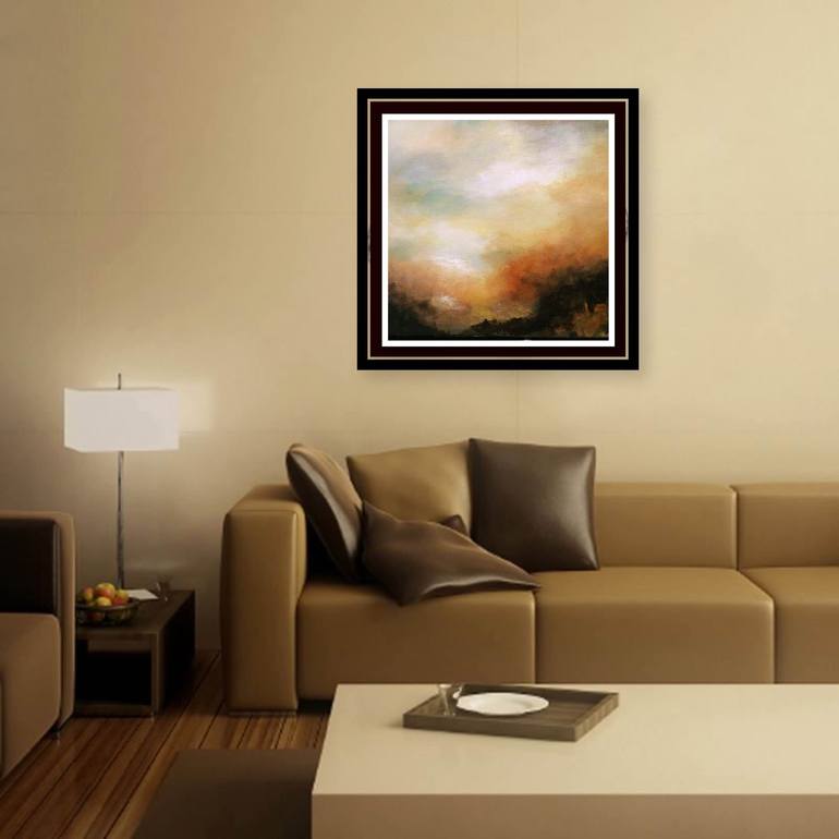 Original Abstract Landscape Painting by Vandana Mehta