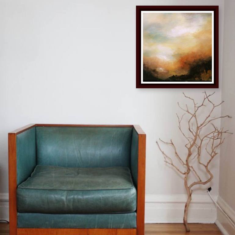 Original Abstract Landscape Painting by Vandana Mehta