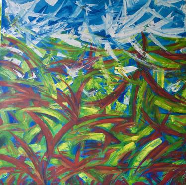 Original Abstract Expressionism Garden Paintings by Manuel Jaen