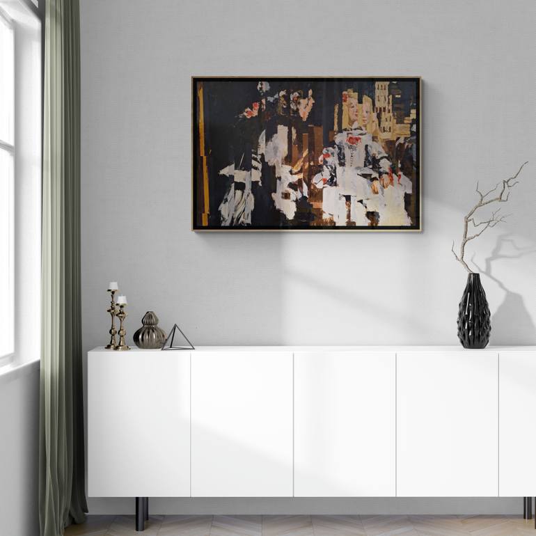 Original Abstract Children Painting by Rui Carruço