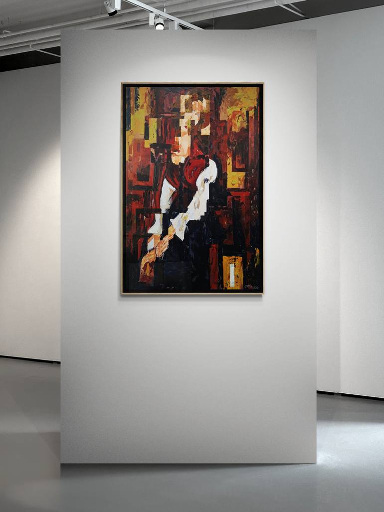 Original Figurative Women Painting by Rui Carruço