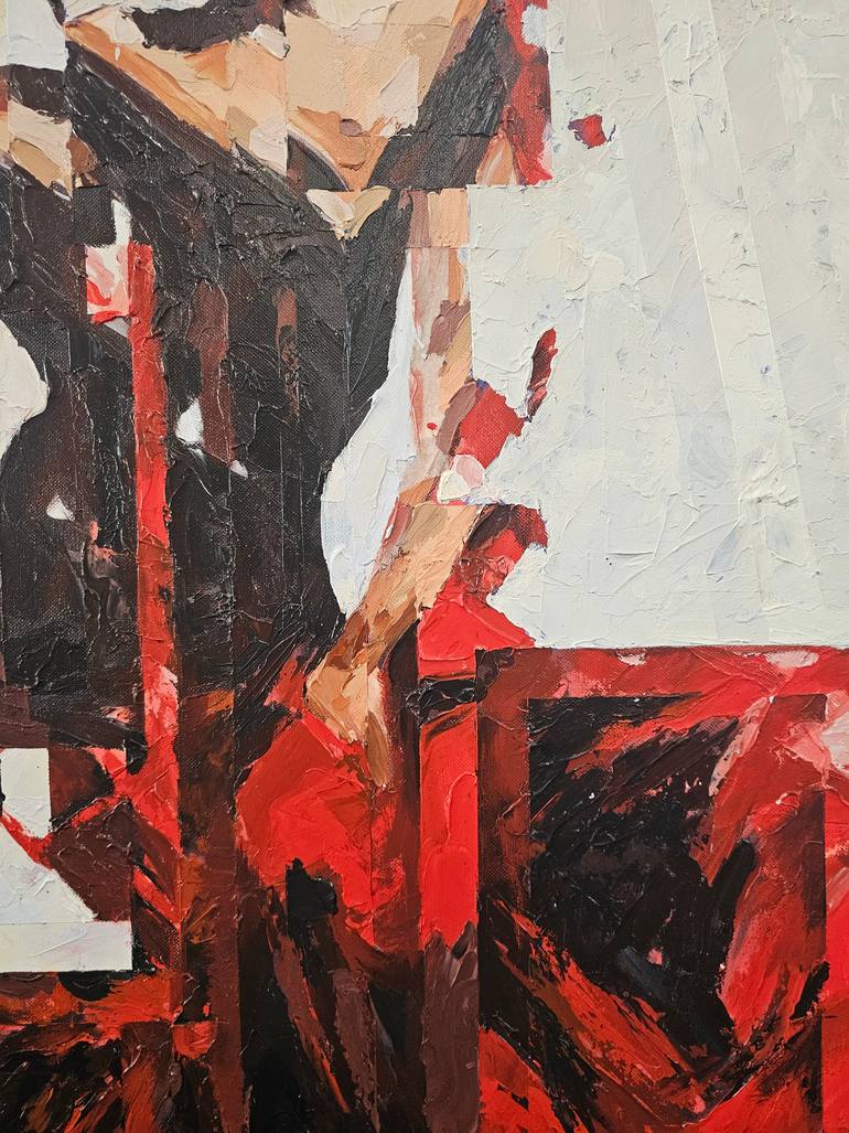 Original Abstract Women Painting by Rui Carruço