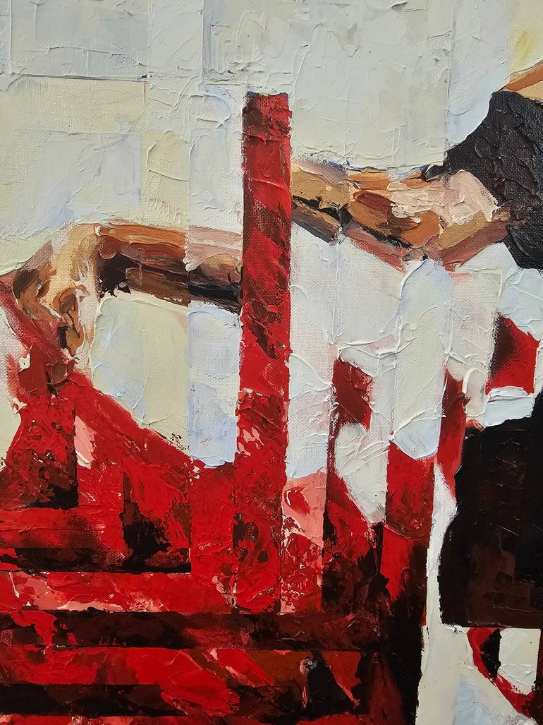 Original Abstract Women Painting by Rui Carruço