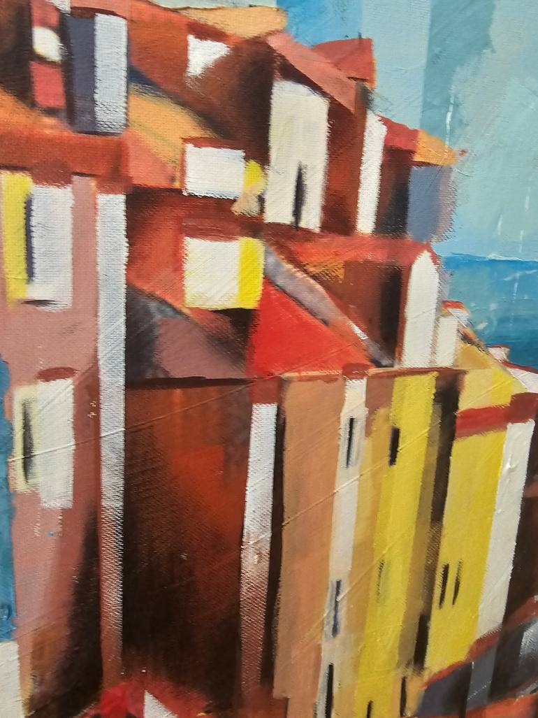 Original Expressionism Cities Painting by Rui Carruço