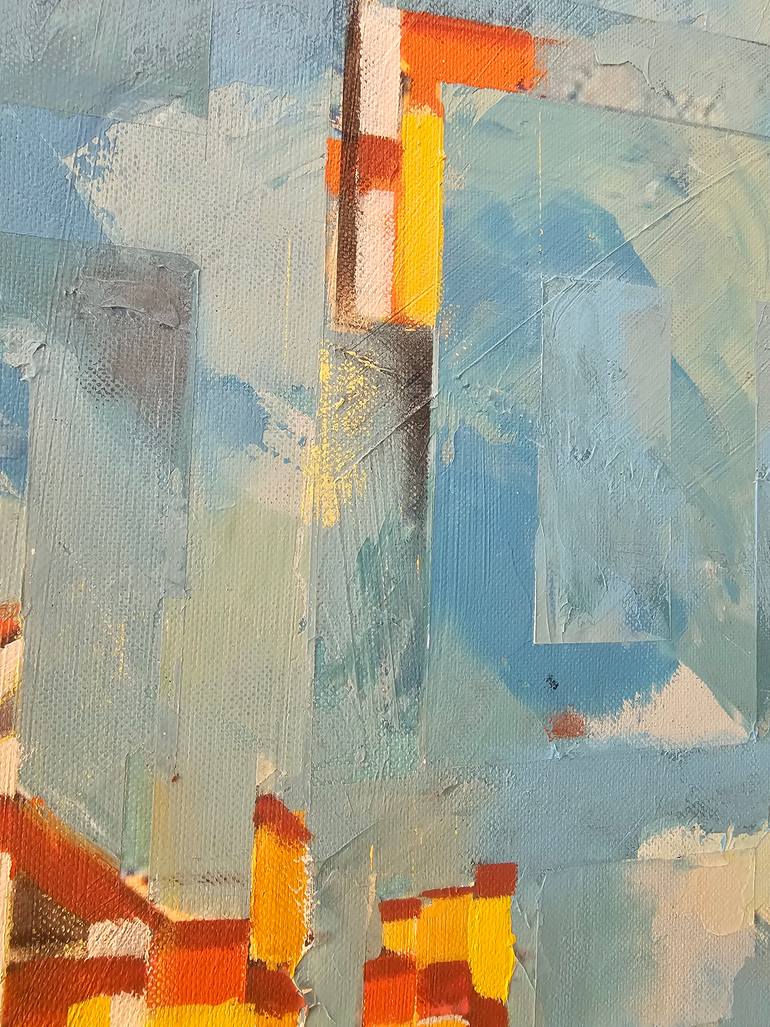 Original Expressionism Cities Painting by Rui Carruço