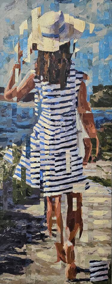 Original Abstract Women Painting by Rui Carruço