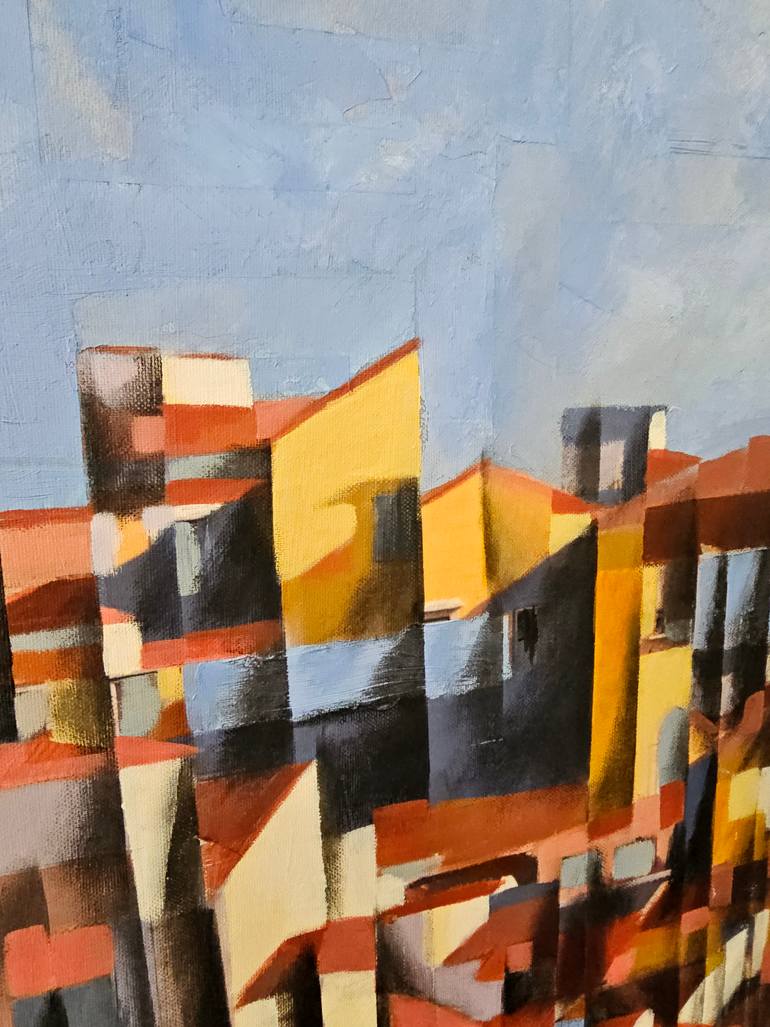 Original Abstract Landscape Painting by Rui Carruço