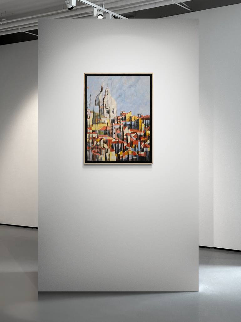 Original Abstract Landscape Painting by Rui Carruço