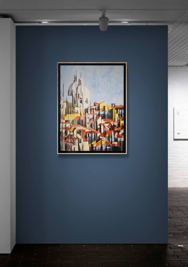 Original Abstract Landscape Painting by Rui Carruço