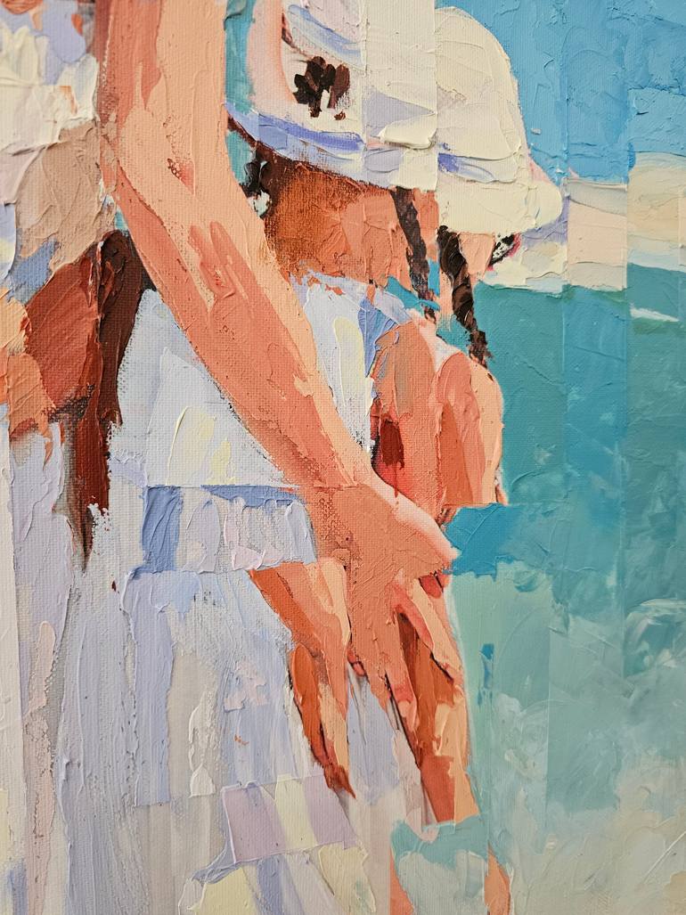 Original Abstract People Painting by Rui Carruço