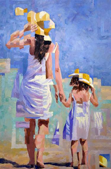 Original Contemporary People Painting by Rui Carruço