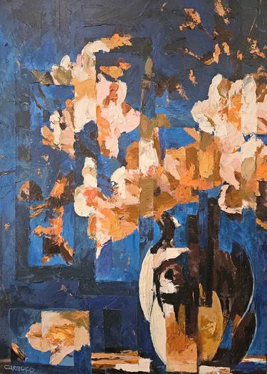 Original Abstract Still Life Painting by Rui Carruço