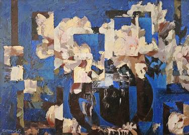 Original Abstract Still Life Painting by Rui Carruço