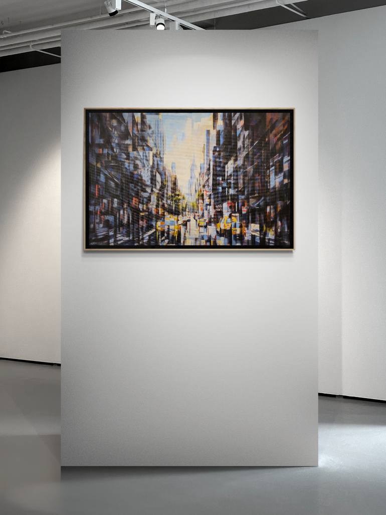 Original Contemporary Cities Painting by Rui Carruço