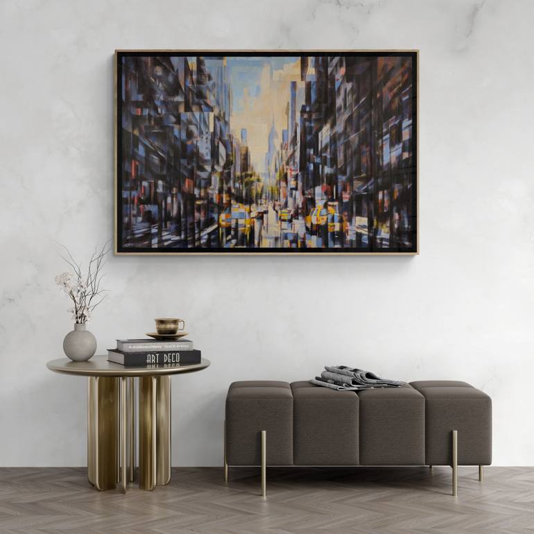 Original Contemporary Cities Painting by Rui Carruço