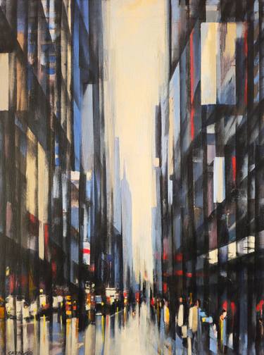 Original Abstract Landscape Painting by Rui Carruço