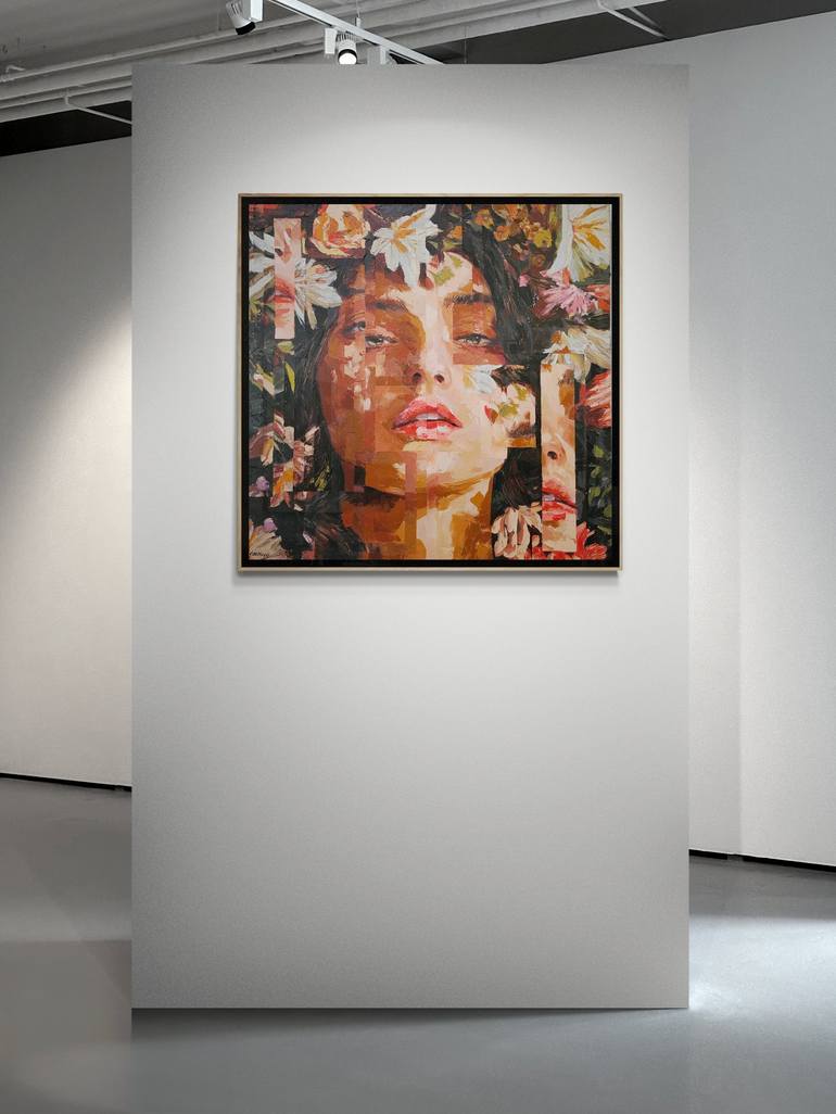 Original Abstract Women Painting by Rui Carruço