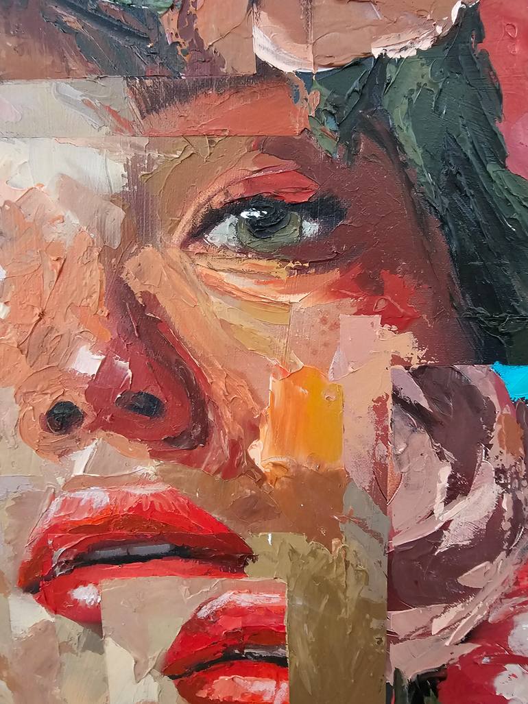 Original Abstract Women Painting by Rui Carruço