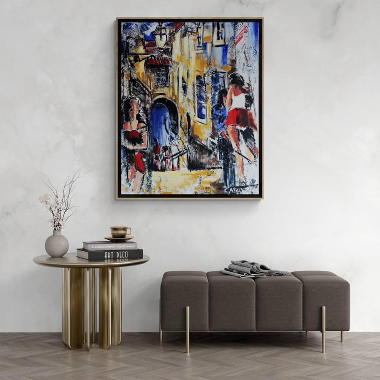 Original Abstract Women Painting by Rui Carruço