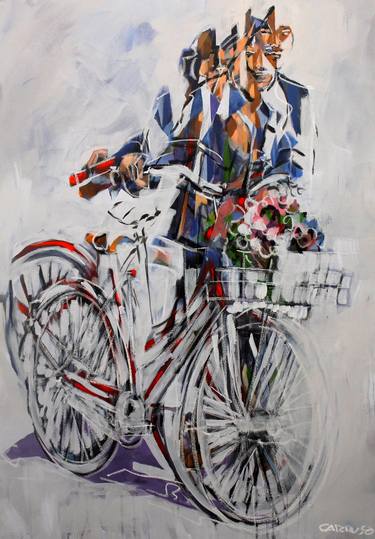 Print of Abstract Expressionism Bicycle Paintings by Rui Carruço