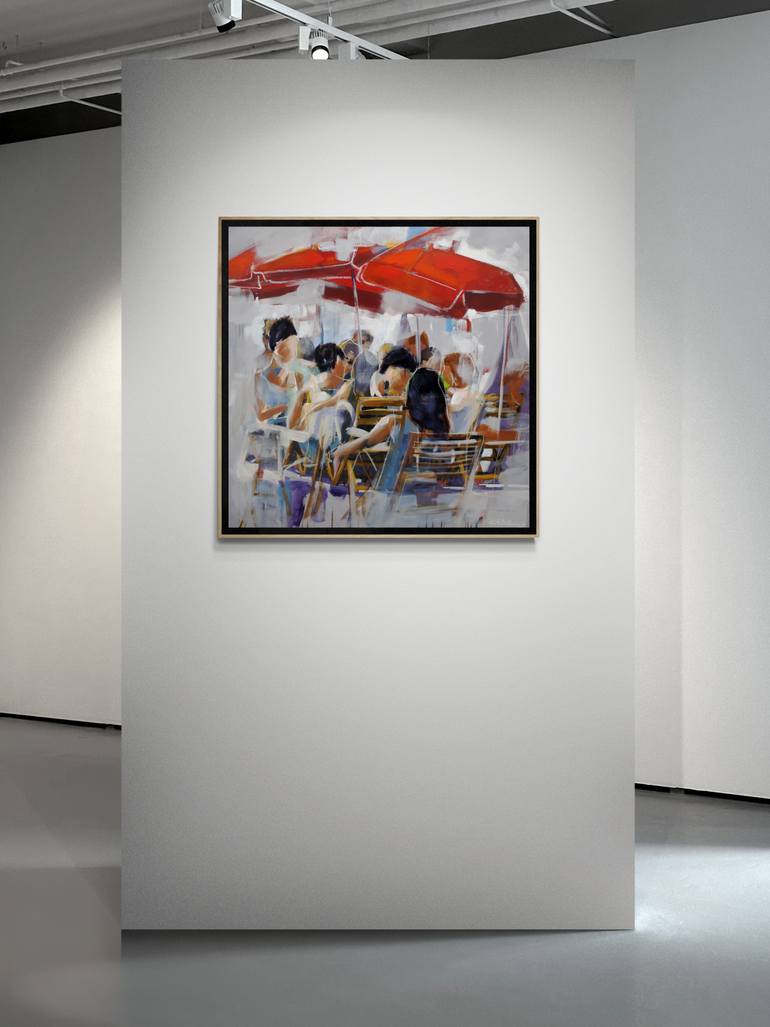 Original Expressionism People Painting by Rui Carruço