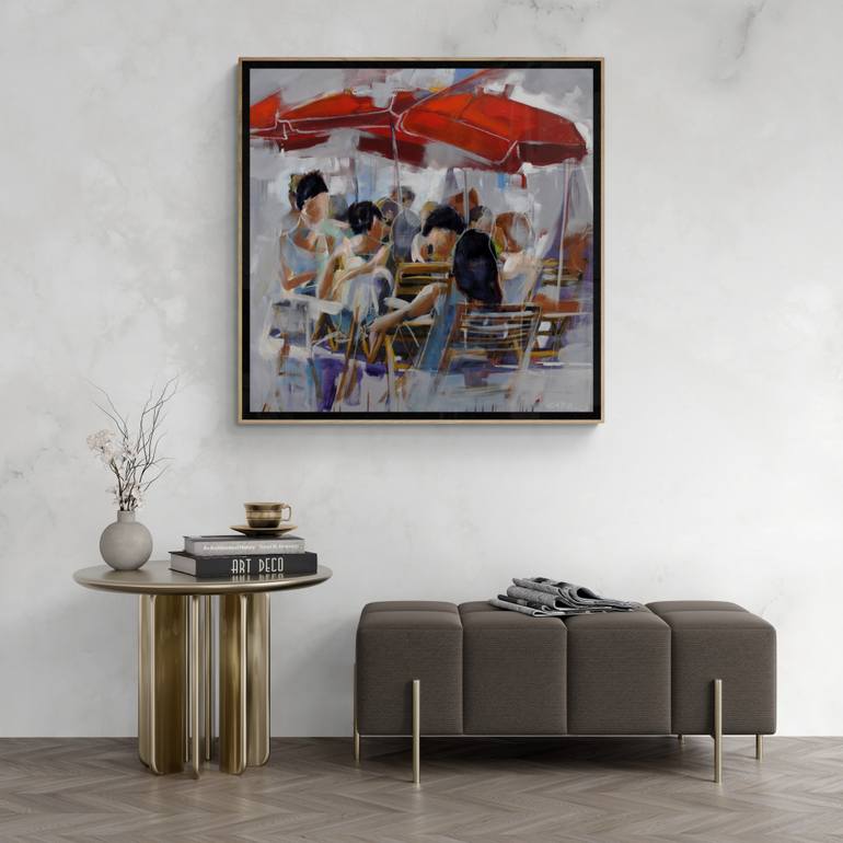 Original Expressionism People Painting by Rui Carruço