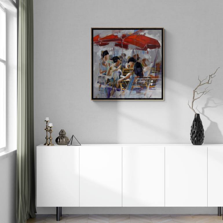 Original Expressionism People Painting by Rui Carruço