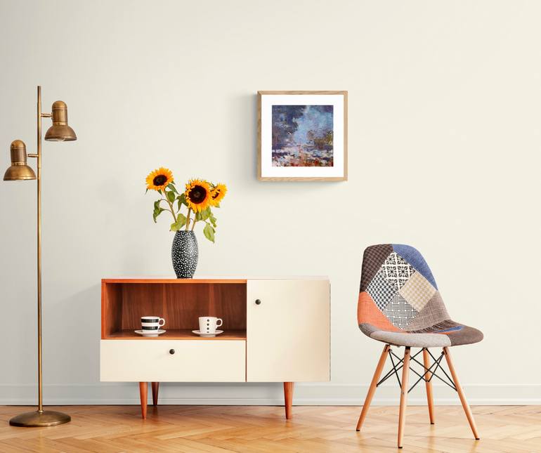 Original Abstract Water Painting by Jean David