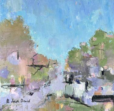 Original Abstract Landscape Paintings by Jean David