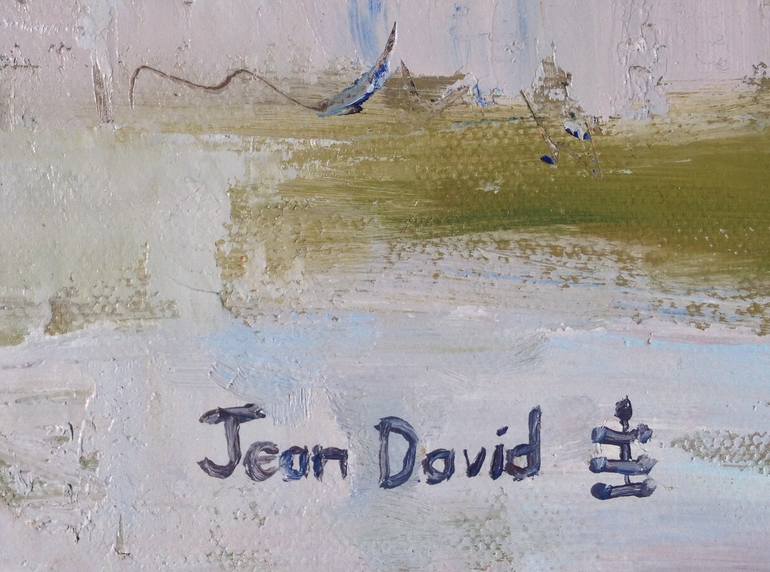 Original Abstract Landscape Painting by Jean David