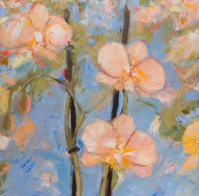 Original Floral Painting by Jean David