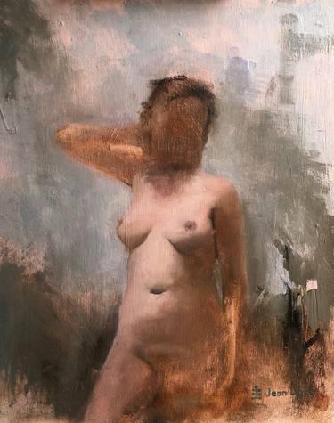Original Abstract Nude Paintings by Jean David