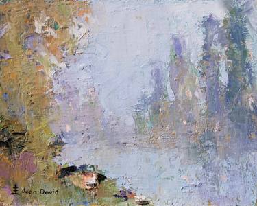 Original Abstract Landscape Paintings by Jean David