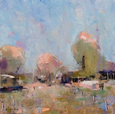 Original Abstract Landscape Paintings by Jean David