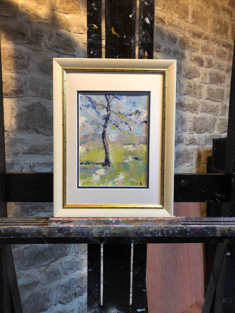 Original Abstract Tree Painting by Jean David