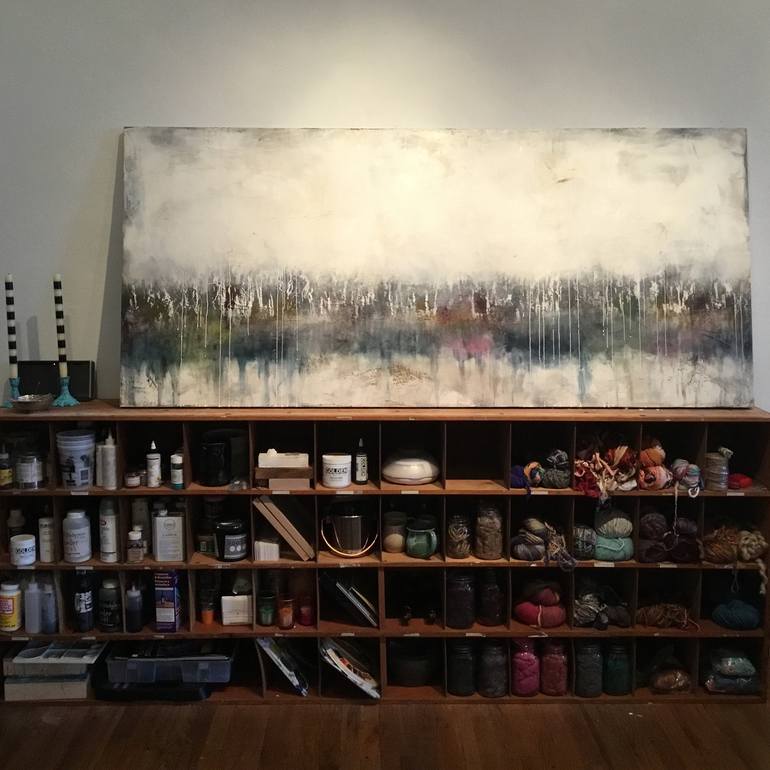 Original landscape Abstract Painting by Christy Branson