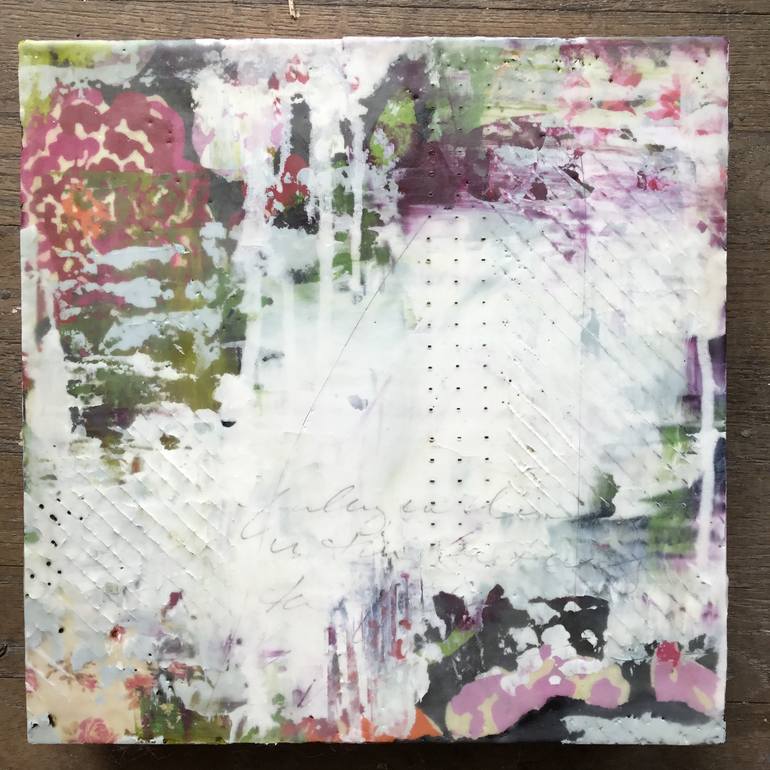 Original Collage Abstract Painting by Christy Branson