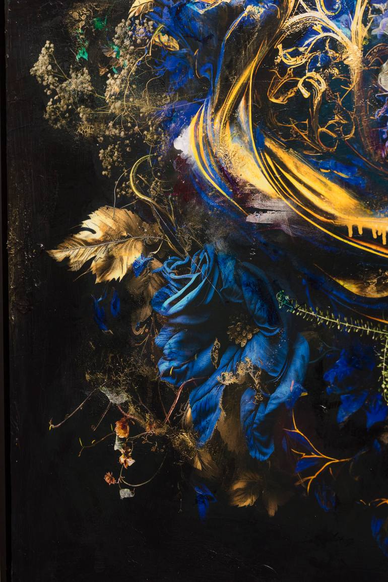 Original Pop Art Floral Mixed Media by Teis Albers