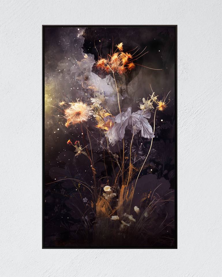 Original Figurative Floral Mixed Media by Teis Albers